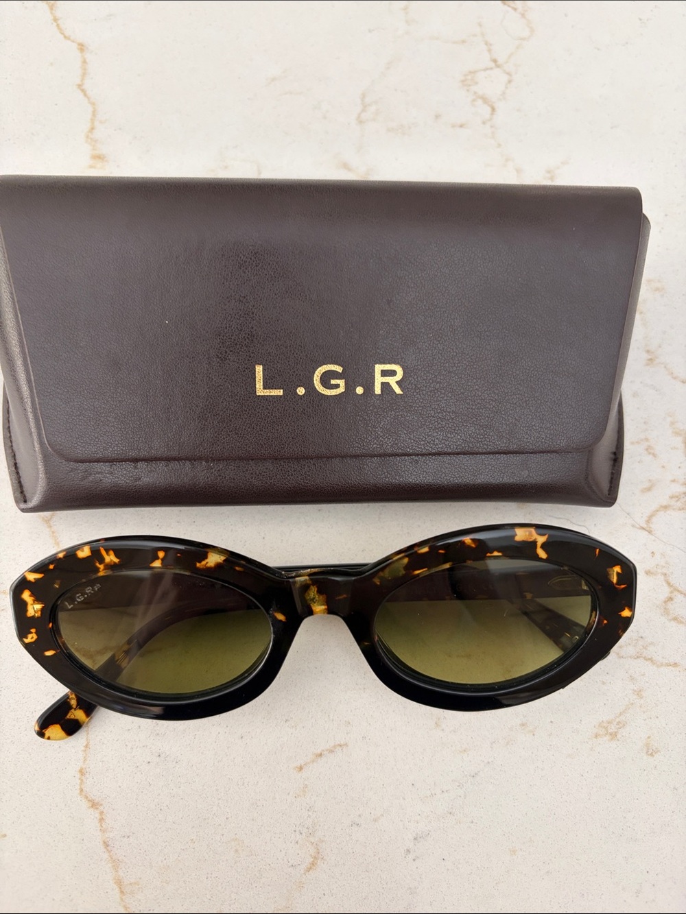 L.G.R Tortoiseshell Cat-Eye Sunglasses